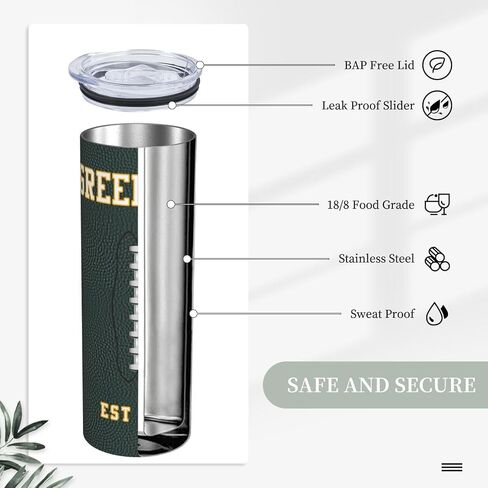 Green Tumblers Cup Insulation Travel Stainless Steel Mug Green in Saudi Arabia