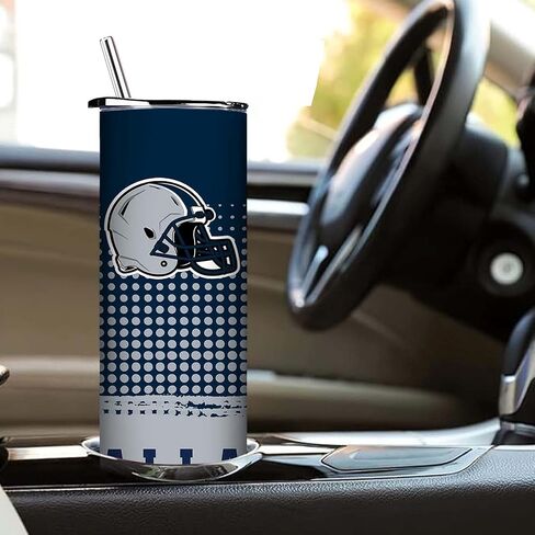 20oz Football Green Bay Stainless Steel Tumbler with Lid and Straw for Football Fans Gifts,Football City Team Color Year Skinny Travel Tumbler Cup for Men Women Keeps Drinks Cold & Hot in Saudi Arabia