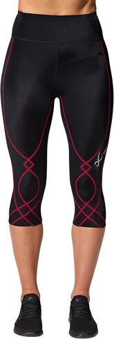 CW-X Women's Stabilyx 3.0 Joint Support 3/4 Capri Compression Tight, High-Rise Leggings with Back Phone Pocket for Running in Kuwait