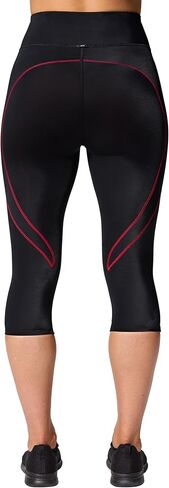CW-X Women's Stabilyx 3.0 Joint Support 3/4 Capri Compression Tight, High-Rise Leggings with Back Phone Pocket for Running in Kuwait