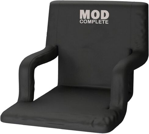 كرسي مقعد الاستاد MOD للمدرجات والمقاعد مع وسادة ظهر مبطنة ودعم مسند للذراع، يتضمن 6 أوضاع رياضية مخصصة قابلة للإمالة مع أحزمة حقيبة ظهر محمولة in Kuwait