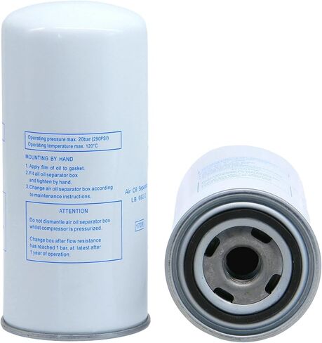 فلتر خرطوشة فاصل الزيت LB962/2 يستبدل 6221347800، 2205406508، 4930658131، 9056292، 410151022، R7432، 7211960000، AS2451 متوافق مع ضاغط الهواء أطلس كوبكو (عبوة من 1) in Kuwait