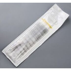 Globe Scientific 1710 Polystyrene UniPlast Serological Pipette, 1mL Capacity, Standard Tip, 270mm Length, Sterile, Yellow Striped (Case of 1000)