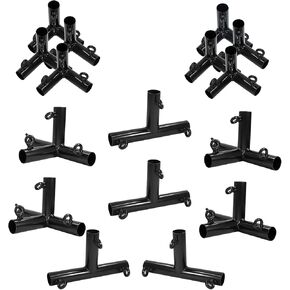 Aoneky 2 Inch Baseball Batting Cage Frame Corner Kit for 35ft Cage - Batting Cage Connector Kit