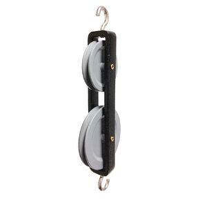 16082 Double Tandem Pulley, Aluminum