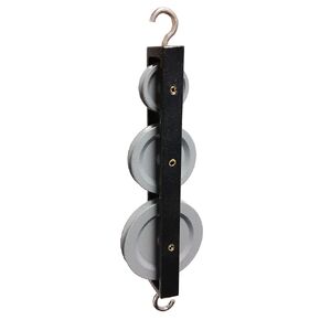 16083 Triple Tandem Pulley, Aluminum