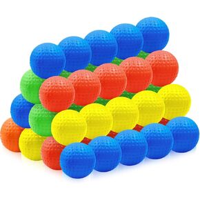 50Pcs Foam Golf Balls Close to Real Golf Training Experience,42mm Golf Ball for Indoor and Outdoor Practice,PE Material