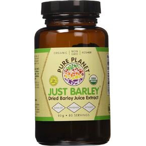 Pure Planet Just Barley Organic Powder - 80 Servings, 2 pack