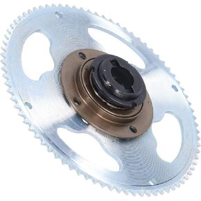 Dilwe Freewheel Sprocket, 25H 80 Teeth Crankset, Connector Accessory for Electric Modification Electric Modification Accessories