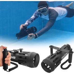 DCCMS Underwater Scooter DS-720 Power Scooter Suitable for Snorkeling, Scuba Diving, Swimming, Paddle Boarding