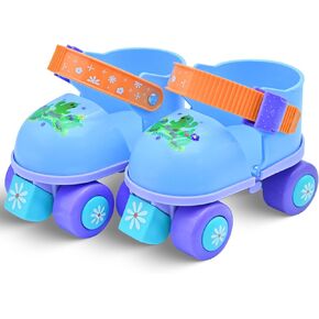 Kids Roller Skates Girls and Boys Ages 2-6, Toddler Rollerskates Adjustable Quad Skate Shoes for Beginners