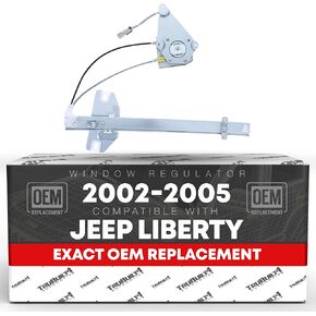 Window Regulator with Motor Assembly Front Left Driver Side | Compatible with 2002 2003 2004 2005 2006 2007 Jeep Liberty | Replaces# 55360031AM, 55360031AB, 741-526