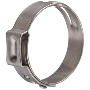 Oetiker 16700029 Stepless Ear Clamp, One Ear, 7 mm Band Width, Clamp ID Range 20.9 mm (Closed) - 24.1 mm (Open) (Pack of 25)