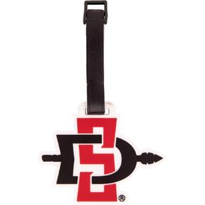 Desert Cactus San Diego State University Luggage Tag SDSU Aztecs Tag Bag (PVC Luggage Tag - Design A)