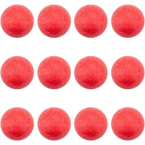 Brybelly Foosball Balls - Red Textured, Black & White Soccer, White, Glow Balls – for Standard Foosball Tables & Classic Tabletop Soccer Game Balls