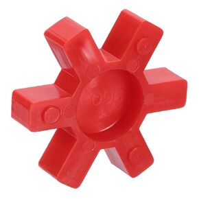 uxcell L090 Jaw Coupling Insert, Urethane Flexible Solid Type Jaw Coupling Center Insert for L Jaw Coupling L-Jaw Coupler Set, Red