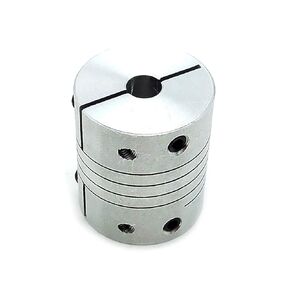 6.35 1/4" x 12mm Flexible Shaft Coupling Stepper Motor Coupler D25 L30