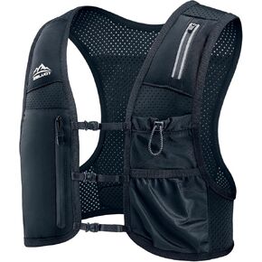 Running Vest for Women Men, USA Original Patent, Adjustable Chest Straps Running Hydration Vest with Phone Holder and 6 Pockets, Lightweight Reflective Running Vest for Hiking Running