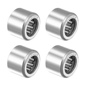 uxcell HK101612 Drawn Cup Needle Roller Bearings, Open End, 10mm Bore, 16mm OD, 12mm Width 7800N Static Load 6700N Dynamic Load 19000rpm Limiting Speed 4pcs