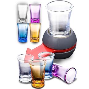 شوت سبينر، أدر اللقطة، نظارات صغيرة، أدر الزجاجة، لعبة ممتعة للحفلات، محمولة in Kuwait