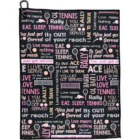 Tennis Towel for Men | Printed Tennis Towels for Men | Custom Tennis Towels for Men | Tennis Court Accessory | Tennis Gifts
