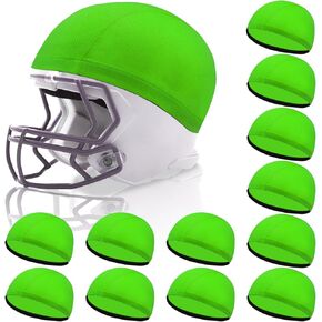 12Pcs Youth Adult Football Helmet Scrimmage Cap Set, Perfect for Football, Hockey, Lacrosse Training Accessories