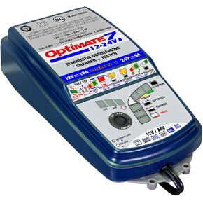 OptiMATE 7 12V/24V, TM-261, 8-step 12V 10A / 24V 5A sealed battery saving charger & maintainer