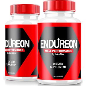 (2 Pack) Endureon Pills, All Natural Formula for Confidence and Energy, Endureon Pro Supplement for Overall Health and Stamina, Official Support Reviews (120 Capsules)