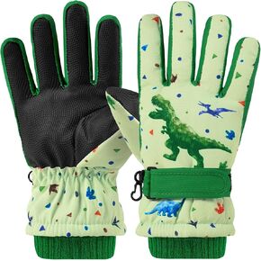 Kids Ski Gloves Waterproof Winter Snow Gloves Snowboarding Gloves Non Slip Windproof Sport Mittens for Boys Girls Youth Sledding Riding Driving Hiking