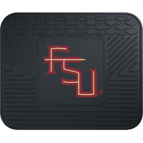 FANMATS 8910 Florida State Seminoles 2-Piece Heavy Duty Vinyl Car Mat Set, Front Row Floor Mats, All Weather Protection, Universal Fit, Deep Resevoir Design