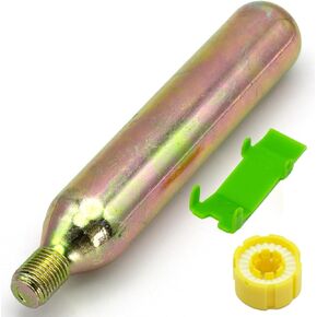 CO2 Kit Cartridge Cylinder 24/33 Gram for Inflatable Life Vest Lifesaving Belt Replacement Refill Metal Bottles 1/2-inch Thread