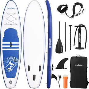 Stand Up Paddle Board, 10' Inflatable Paddleboard with Bag & Sup Accessories, Non-Slip Comfort Deck for Adults & Youth
