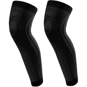 KeuLEn Sports Full Leg Compression Sleeves Long Knee Support for Men Cycling Running Basketball Arthritis Joint Pain Relief