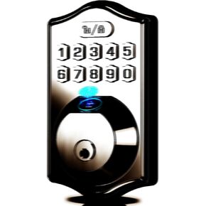 keyless Entry Door Lock (Silver)