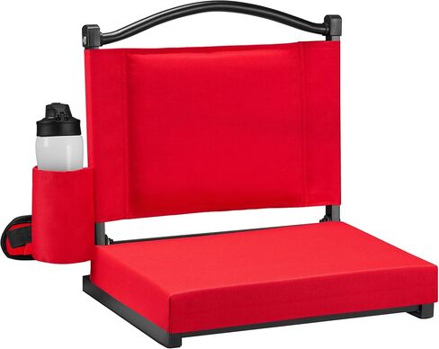 HABUTWAY Stadium Seat with Back Support and Thick Cushion Wide Bleacher Chairs with Back and Cushion Hold up 350lbs Stadium Chair with Shoulder Strap and Pocket in Saudi Arabia