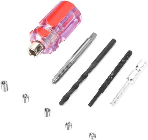 YWBL-WH 105Pcs Stainless Steel Wire Screw Sleeve Thread Repair Insert Tool Set (M4*0.7), Comprehensive Tool Set in Saudi Arabia