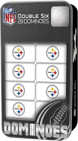 Masterpieces Officially Licensed NFL Detroit Lions 28 Piece Dominoes Game for Adults, For Ages 6+ in Saudi Arabia