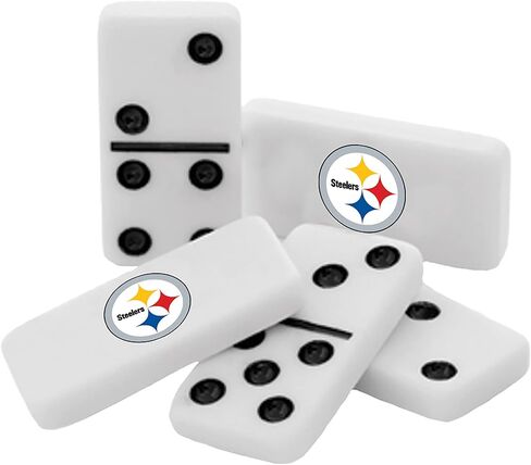 Masterpieces Officially Licensed NFL Detroit Lions 28 Piece Dominoes Game for Adults, For Ages 6+ in Saudi Arabia
