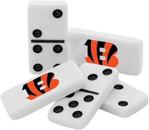 Masterpieces Officially Licensed NFL Detroit Lions 28 Piece Dominoes Game for Adults, For Ages 6+ in Saudi Arabia