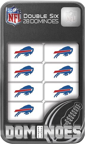 Masterpieces Officially Licensed NFL Detroit Lions 28 Piece Dominoes Game for Adults, For Ages 6+ in Saudi Arabia