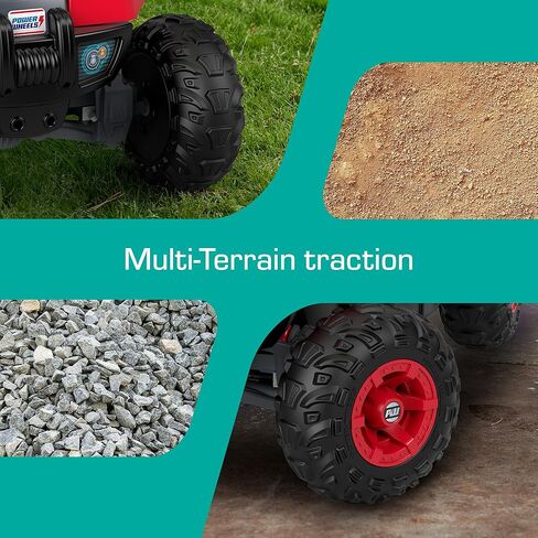 لعبة الركوب باجا تريلستر التي تعمل بالبطارية من باور ويلز، عربة الكثبان الرملية التظاهرية، الجر متعدد التضاريس، لعبة ما قبل المدرسة، مقاعد 2، للأعمار من 3 سنوات فما فوق in Kuwait