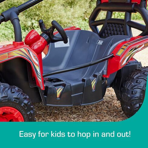 لعبة الركوب باجا تريلستر التي تعمل بالبطارية من باور ويلز، عربة الكثبان الرملية التظاهرية، الجر متعدد التضاريس، لعبة ما قبل المدرسة، مقاعد 2، للأعمار من 3 سنوات فما فوق in Kuwait