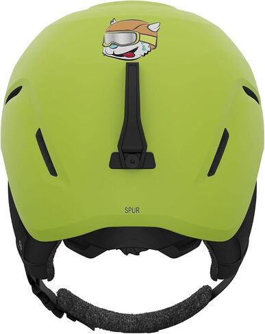 Giro Spur Combo Pack Kids Ski Helmet - Snowboarding Helmet with Matching Goggles for Youth, Boys, and Girls - Ano Lime S (52-55.5cm) in Saudi Arabia