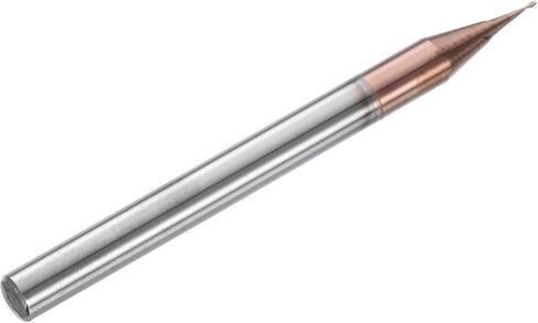 HARFINGTON الكرة نهاية الأنف مطحنة 2 الناي 1/64 "قطر 1/8" عرقوب كربيد التنغستن TiAlN المغلفة دوامة CNC راوتر بت 1/32 "طول القطع كرة نهاية واحدة لنحت النقش طحن in Saudi Arabia