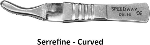 Bull Dog Clamp/Serrefine - Curved I Stainless Steel I Approx 46 mm in Kuwait