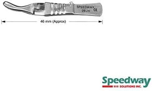 Bull Dog Clamp/Serrefine - Curved I Stainless Steel I Approx 46 mm in Kuwait
