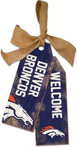 علامات فريق Denver Broncos للجنسين من NFL Denver Broncos، لون الفريق، 12 بوصة in Saudi Arabia