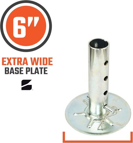 Bastion Distribution Power Tongue Jack | Electric or Manual Operation | A-Frame 3500LB Capacity | 12V | Front LED | for Trailers, Campers, and Boats in Kuwait