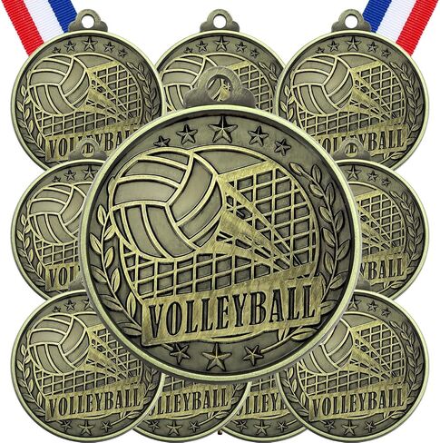 Misdary 12 Pack Medals with Neck Ribbons Team Participation Trophies for Kids Sports Awards Party Favors for Sports Competitions Celebration Gift in Saudi Arabia
