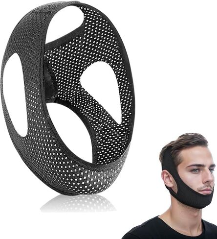 Anti Snoring Devices, Chin Strap for Sleeping, Double Adjustable Chin Straps for Men and Women, Stop Snoring Solution, Comfortable Chin Strap in Saudi Arabia